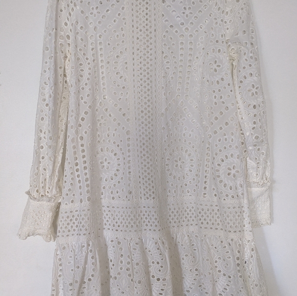 Beautiful White victorian dress (needs slip) - Picture 4 of 7